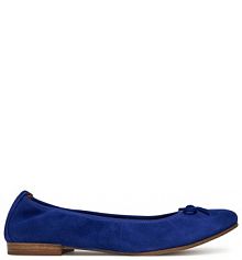 Baleriny Tamaris niebieskie damskie 