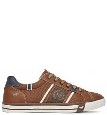 Sneakersy Mustang brązowe męskie 