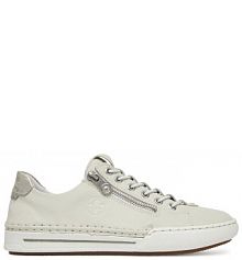 Sneakersy Rieker écru damskie 