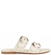 Klapki JENNY beżowe damskie 