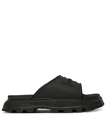 Klapki Hunter czarne damskie 