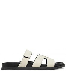 Klapki GINO ROSSI białe damskie 