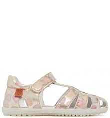 Sandały Naturino złote dziecięce 