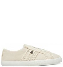 Sneakersy LAUREN RALPH LAUREN écru damskie 