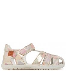 Sandały Naturino złote dziecięce 