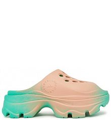 Klapki adidas zielone damskie 