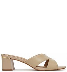 Klapki Lasocki beżowe damskie 