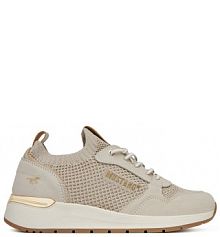 Sneakersy Mustang beżowe damskie 