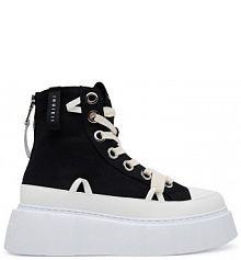 Trampki wysokie Inuikii czarne damskie 