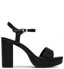 Sandały na słupku JENNY czarne 