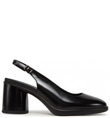 Sandały na słupku ECCO czarne 