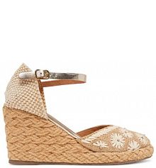 Espadryle Gioseppo brązowe damskie 