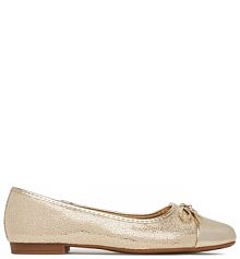 Baleriny Clara Barson złote damskie 