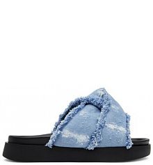 Klapki Inuikii błękitny damskie 