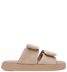 Klapki Inuikii beżowe damskie 