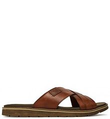 Klapki Rieker brązowe męskie 