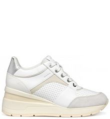 Sneakersy Geox białe damskie 