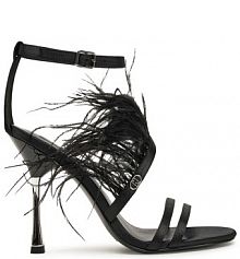 Sandały na szpilce Liu Jo czarne 