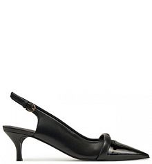 Sandały na szpilce Furla czarne 