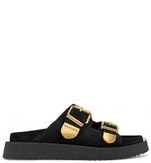 Klapki Badura czarne damskie 