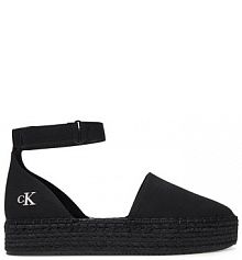 Espadryle Calvin Klein Jeans czarne damskie 