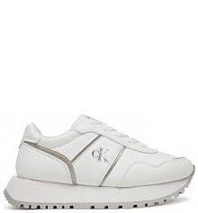 Sneakersy Calvin Klein Jeans białe dziecięce 