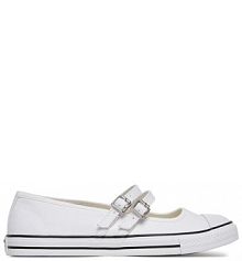 Baleriny Converse białe damskie 