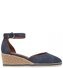 Espadryle Tamaris granatowe damskie 