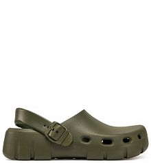 Klapki Birkenstock khaki damskie 