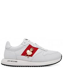 Sneakersy LOVE MOSCHINO białe damskie 