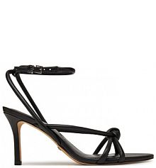 Sandały na szpilce Guess czarne 