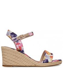 Espadryle Tamaris pomarańczowe damskie 