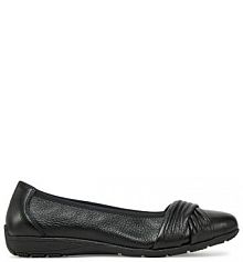 Baleriny Caprice czarne damskie 