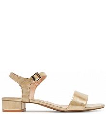 Sandały JENNY złote damskie 