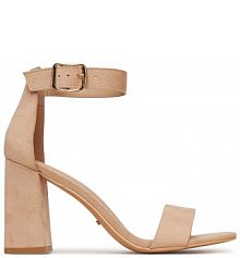 Sandały na słupku DeeZee czarne 