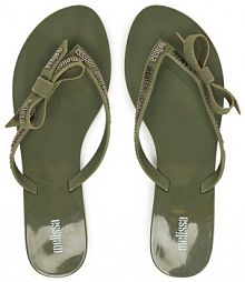 Japonki Melissa zielone damskie 