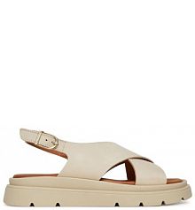 Sandały na koturnie Tamaris beżowe 