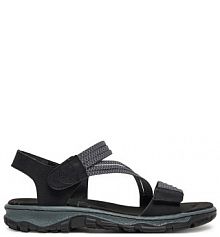 Sandały Rieker czarne damskie 