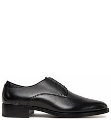 Półbuty wizytowe BOSS czarne męskie 