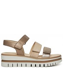 Sandały na koturnie Gabor złote 