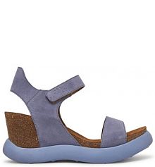 Sandały na koturnie Fly London fioletowe 