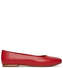 Baleriny Lasocki czerwone damskie 