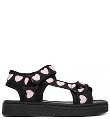 Sandały Nelli Blu czarne dziecięce 