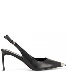 Sandały na szpilce Eva Minge czarne 