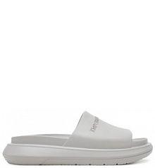 Klapki Emporio Armani szare męskie 