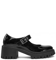 Półbuty na obcasie DeeZee czarne damskie 