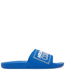 Klapki Versace Jeans Couture niebieskie męskie 