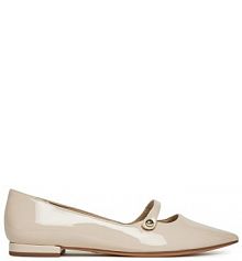 Baleriny Tamaris écru damskie 