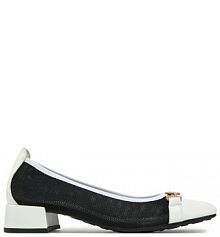 Półbuty na obcasie Hispanitas czarne damskie 