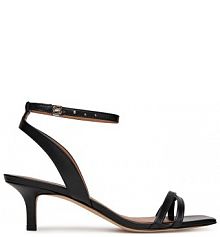 Sandały na szpilce BOSS czarne 